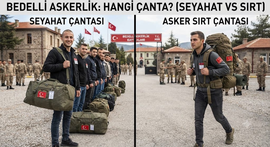 Bedelli Askerlik İçin Seyahat Çantası mi Yoksa Sırt Çantası mi Almalı?
