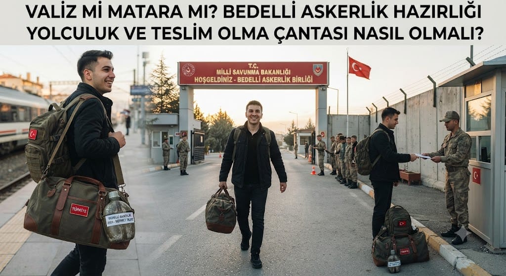 Valiz mi Matara mi? Bedelli Askerlikte Yolculuk ve Teslim Olma Çantası Nasıl Olmalı?