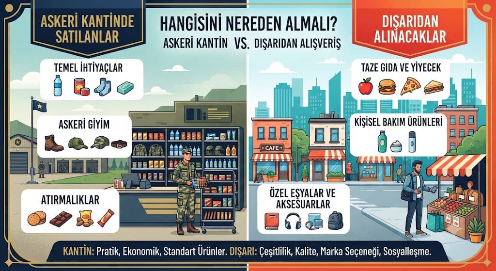 Askeri Kantinde Satılanlar vs. Dışarıdan Alınacaklar: Hangisini Nereden Almalı?